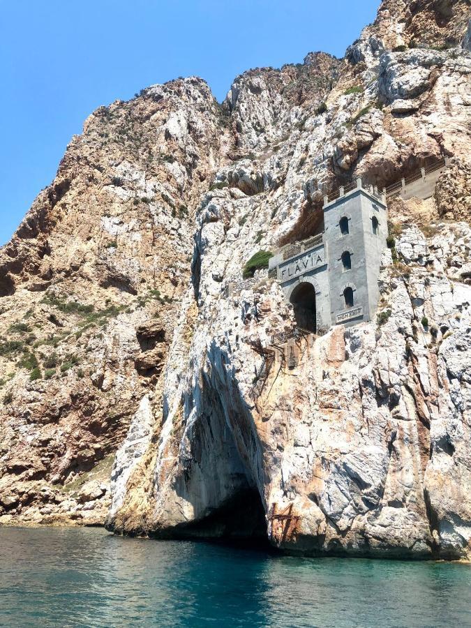 Aragonite Azzurra Casa Vacanza Gonnesa Eksteriør billede